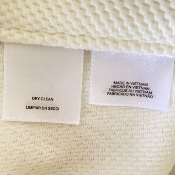 Kasper Kristy Slim Fit Pants Women’s 8 Ivory Textured Dress Career Work - Picture 10 of 14